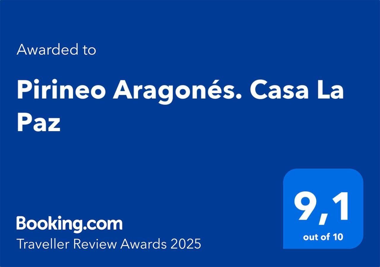Pirineo Aragones. Casa La Paz Villa Sabiñánigo Екстериор снимка