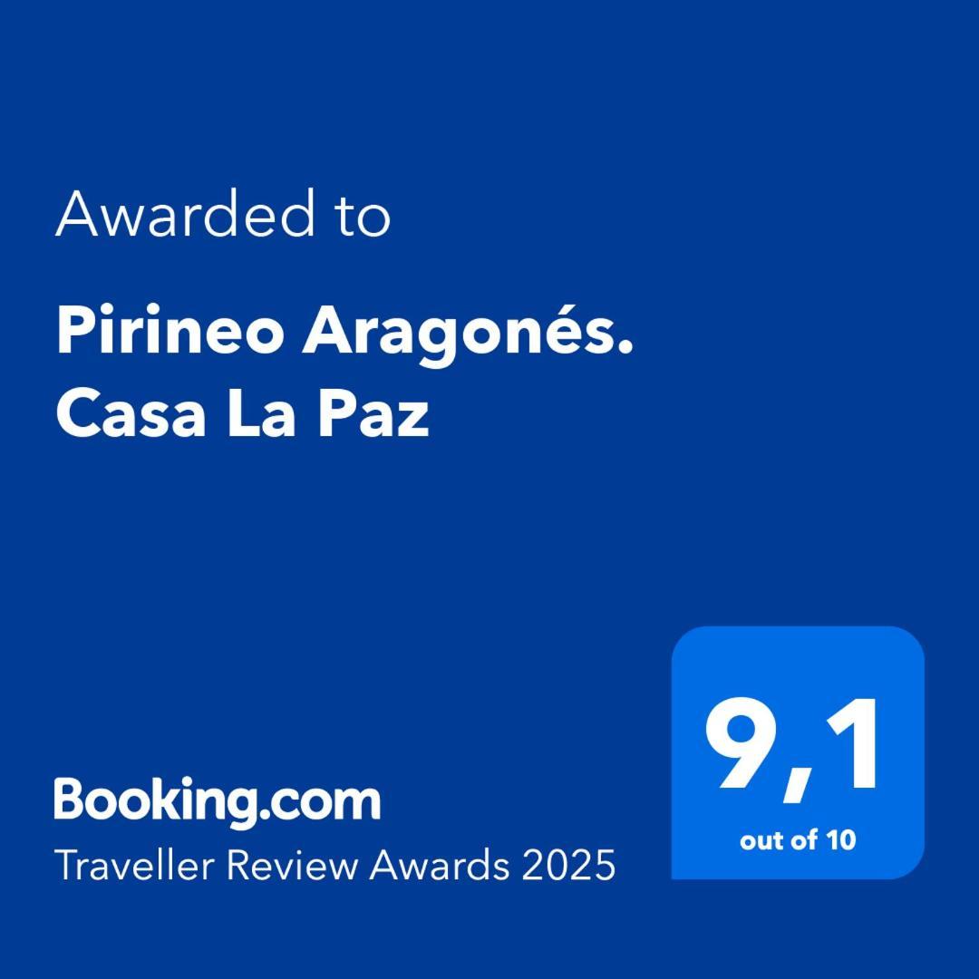 Pirineo Aragones. Casa La Paz Villa Sabiñánigo Екстериор снимка